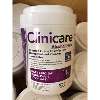 Clinicare ULTRA ผ้าเช็ดเปียกทำความสะอาดฆ่าเชื้อ พื้นผิว เครื่องมือแพทย์