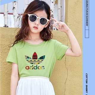 K-2241-SHORT /SET3สี เสื้อยืดแขนสั้นเด็กสไตส์เกาหลี สกรีนลายการ์ตูนน่ารักใส่ได้ทั้ง ญ/ช ผ้าโพลีเอสเตอร์ ใส่สบาย*ปลีก-ส่ง