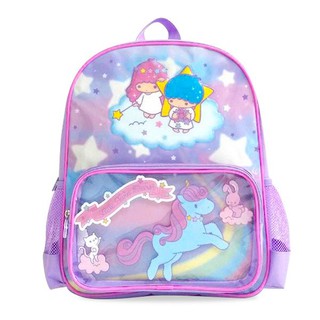 ถูกที่สุด✅  กระเป๋าเป้ ลายลิตเติ้ลทวินสตาร์ ขนาด 14 นิ้ว Little Twin Stars Classic Backpack Size 14 IN.