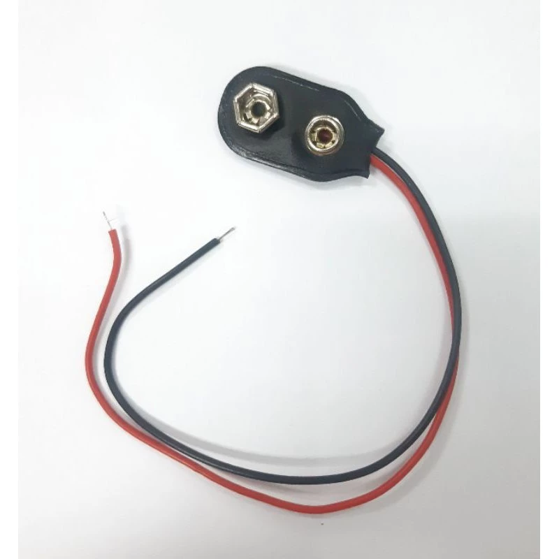 ขั้วถ่าน 9v. ขั้วติดถ่าน 9v.