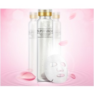 BIOAQUA SUPER MASK ซุปเปอร์มาร์ค แผ่นมาร์คหน้าชนิดเข้มข้น (สีเหลือง)