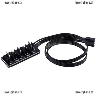 อะแดปเตอร์พัดลมระบายความร้อน 40 ซม. 1 ถึง 5 4 - pin molex tx 4 pwm