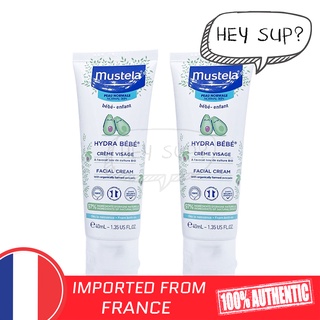 Mustela Hydra Bebe Facial Cream 40ml x 2