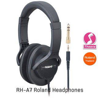 Roland RH-A7 หูฟังสำหรับเครื่องดนตรี เปียโนไฟฟ้า กลองไฟฟ้า กีต้าร์ RHA7  รับประกันจากศูนย์ตัวแทนประเทศไทย