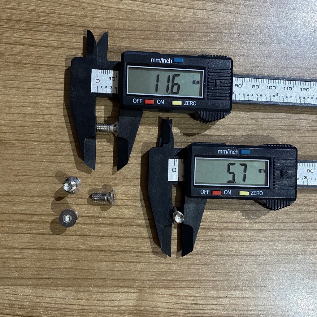 สกรูซ็อกเก็ต Countersunk Verseng L M6 x 12 รุ่น M6X1.2 CM M6X12 L กุญแจ