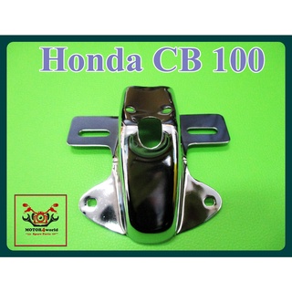 HONDA CB100 TAILLIGHT CLAMP "CHROME" (STEEL) // ขาไฟท้าย (เหล็กชุบโครม) สินค้าคุณภาพดี