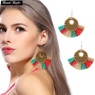 Ethnic Boho Earrings Retro Big Tassel Dangle Drop Earrings Pendant #50