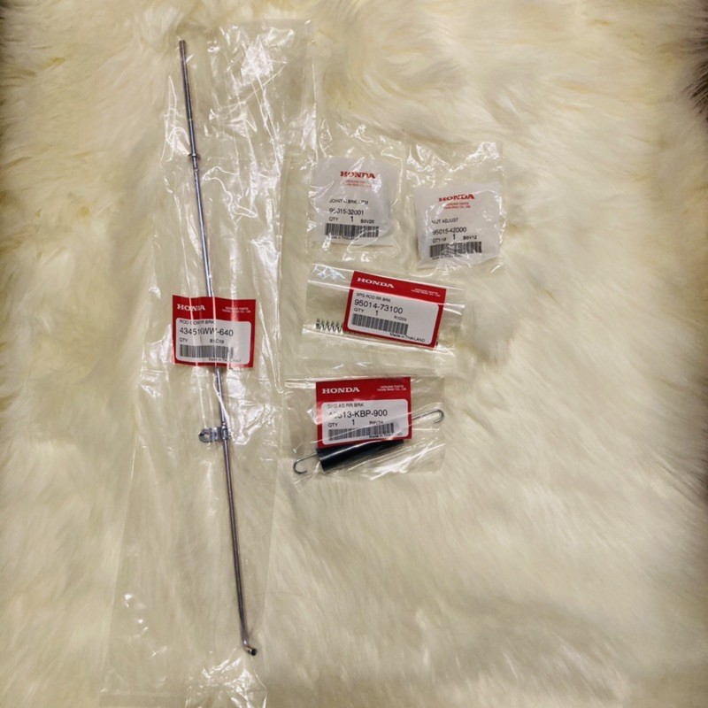 12LWMT ชุดสายเบรคฮอนด้า Wave110i (2011-2017) (43451-KWW-640/ 46513-KBP-900/ 95014-73100/ 95015-32001