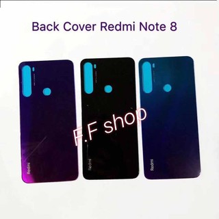 ฝาหลัง Back Cover Xiaomi Note 8 สี ดำ ขาว ม่วง น้ำเงิน