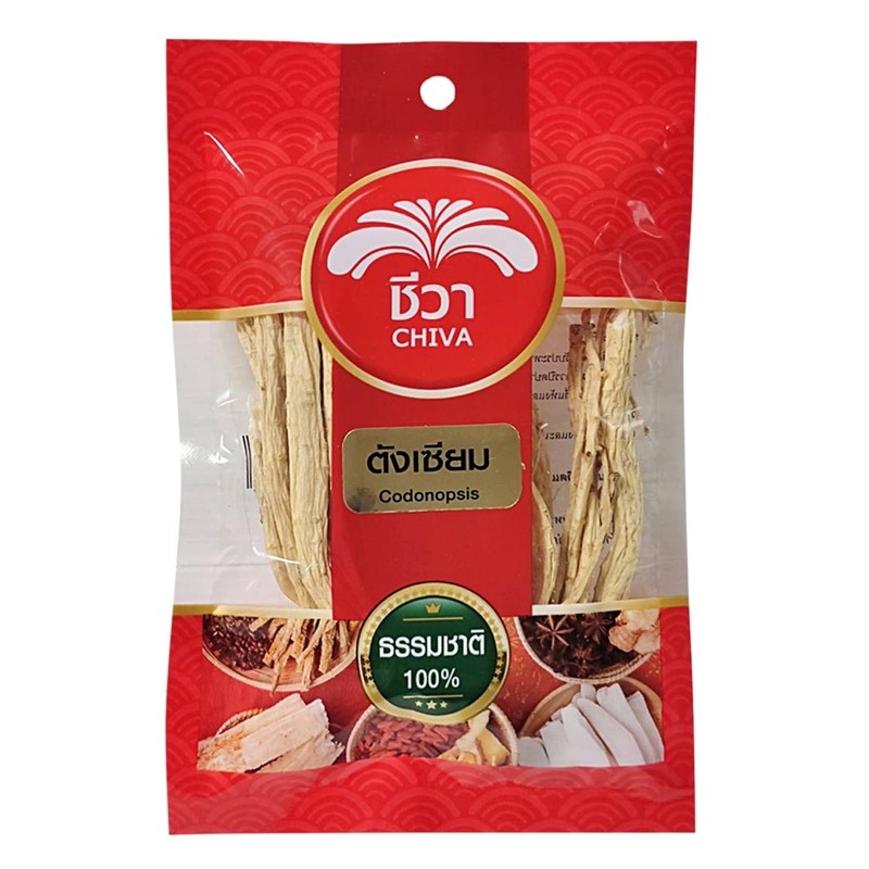 ตังเซียม (Codonopsis) ตรา ชีวา ขนาด 50 กรัม