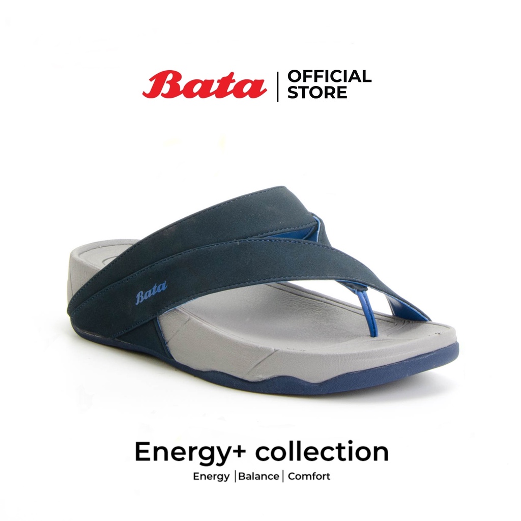 Bata Energy+ รองเท้าแตะลำลองแฟชั่นผู้ชาย รุ่น WELL UP สีน้ำเงิน รหัส 8719342 Size 6-11 นุ่มสบาย #8