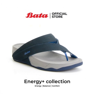 Bata  Energy+ รองเท้าแตะลำลองแฟชั่นผู้ชาย รุ่น WELL UP สีน้ำเงิน รหัส 8719342 Size 6-11 นุ่มสบาย