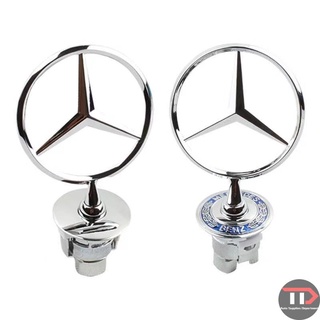 [TD] โลโก้สัญลักษณ์ฝากระโปรงหน้า สําหรับ Mercedes Benz W124 W202 W203 W204 W140 W210 W211 W220 S E C W Class