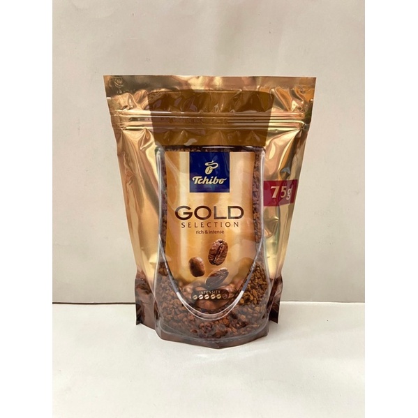 กาแฟทชิโบ Tchibo Gold Selection แบบถุง 75 กรัม exp3/2026