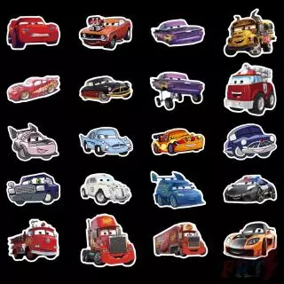 ❉ Cartoon Cars Series 01 สติ๊กเกอร์ ❉ 50Pcs/Set DIY Mixed Luggage Laptop Skateboard Decals Doodle สติ๊กเกอร์
