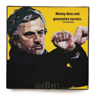 Jose Mourinho #2 โจเซ่ มูรินโญ่ โค้ช Tottenham Hotspur ทอตนัมฮอตสเปอร์ รูปภาพ​ติด​ผนัง​ pop art ฟุตบอล กรอบรูป​​ รูปภาพ