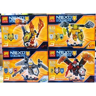 ชุดตัวต่อ no 79313 ชุด Nexoknights 4 แบบ lw/j