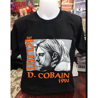 ถูกสุดๆสไตล์ใหม่ เสื้อยืดลาย KURT COBAIN คอกลมรหัสเต็ม