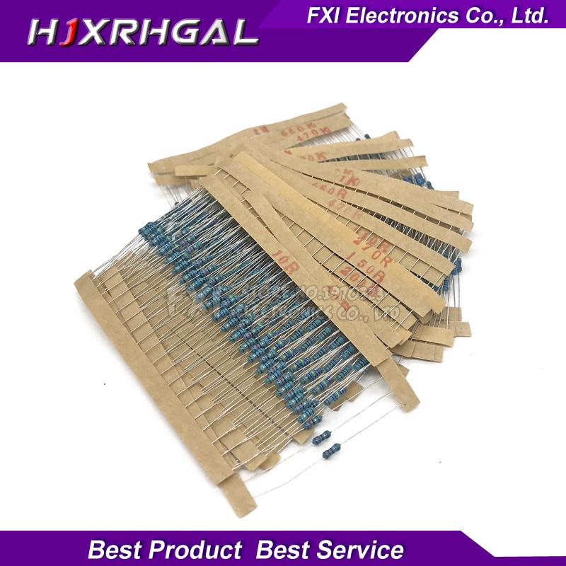 600Pcs 1/4W 1% 20PCS 30Values Metal Film Resistor Assortment Kit Set pack electronic diy kit resistor