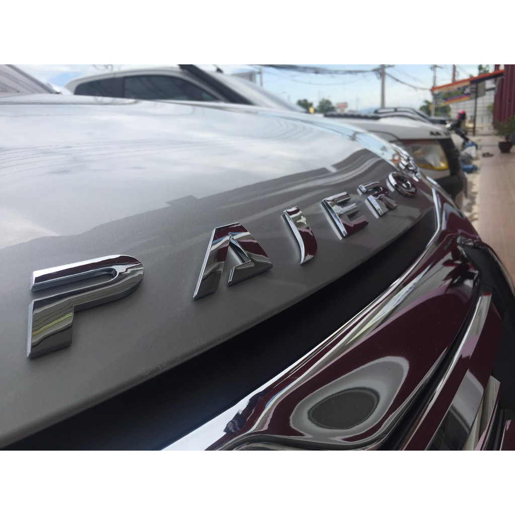 🔥โค้ดVISA946ลด15%🔥ตัวหนังสือ ตัวนูนติดรถ Pajero Sport - รูปที่ 3