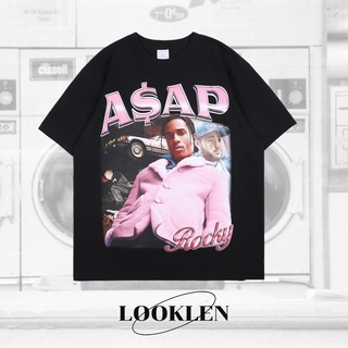 เสื้อยืด โอเวอร์ไซส์ แขนสั้น oversize รุ่น ASAP  สีดำ