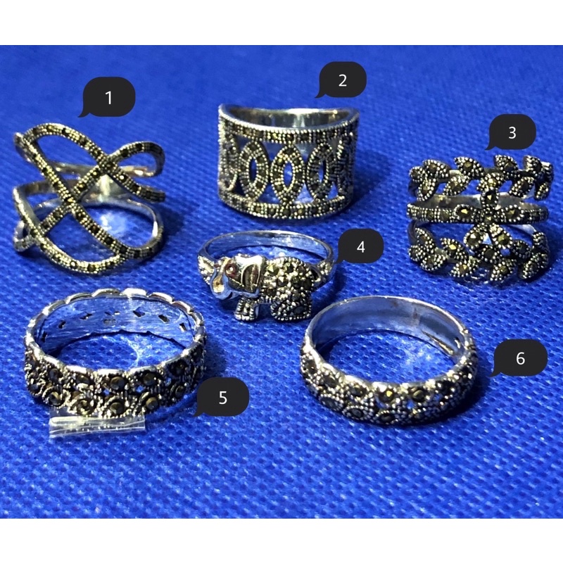 เจ้ปุ้ย เครื่องเงิน แหวนแม็คกาไซร้ ตัวเรือนเงินแท้92.5% งานสวยจากช่างฝีมือดีคุณภาพส่งออก ราคาไม่แพง
