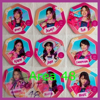 แผ่นรองแก้ว V.11 เฮฟวี่ รุ่น1 BNK48 ซิง9 เฌอปราง ปัญ เนย Bnk Coaster Heavy Rotation HR ที่รองแก้ว ทรก11 เก็บเงินปลายทาง