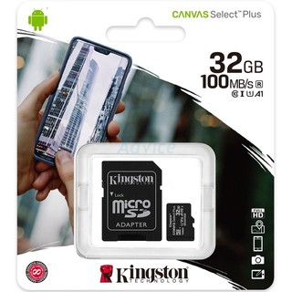 Micro SD 32GB Class 10 Kingston SDCS2 (100MB/s)