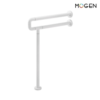 MOGEN ERS02 ราวมือจับผู้สูงอายุ แบบราวคู่มีขาตั้ง สีขาว