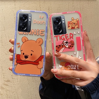 New Casing เคสโทรศัพท์ OPPO A77 5G A57 A96 A76 4G 2022 เคส Phone Case Popularity Cute Cartoon Bear Pink Pig Silicone Soft Case Back Cover