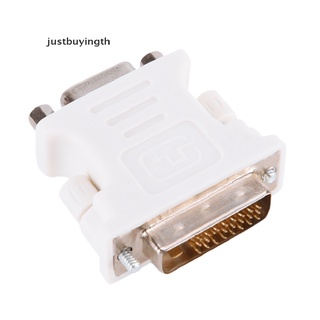 [JBTH] ขายดี อะแดปเตอร์หน้าจอคอมพิวเตอร์ดิจิทัล DVI-D Dual Link Male 24+1 to VGA Female [JB]