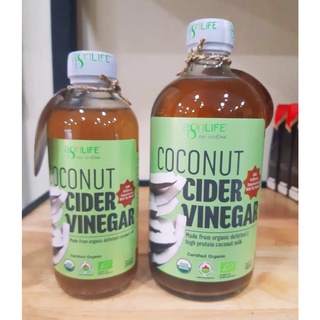 น้ำส้มสายชูสกัดจากมะพร้าวออแกนิค CCV ตรา อะกริไลฟ์ (agrilife)  Organic Coconut cider คีโต (Keto) ทานได้