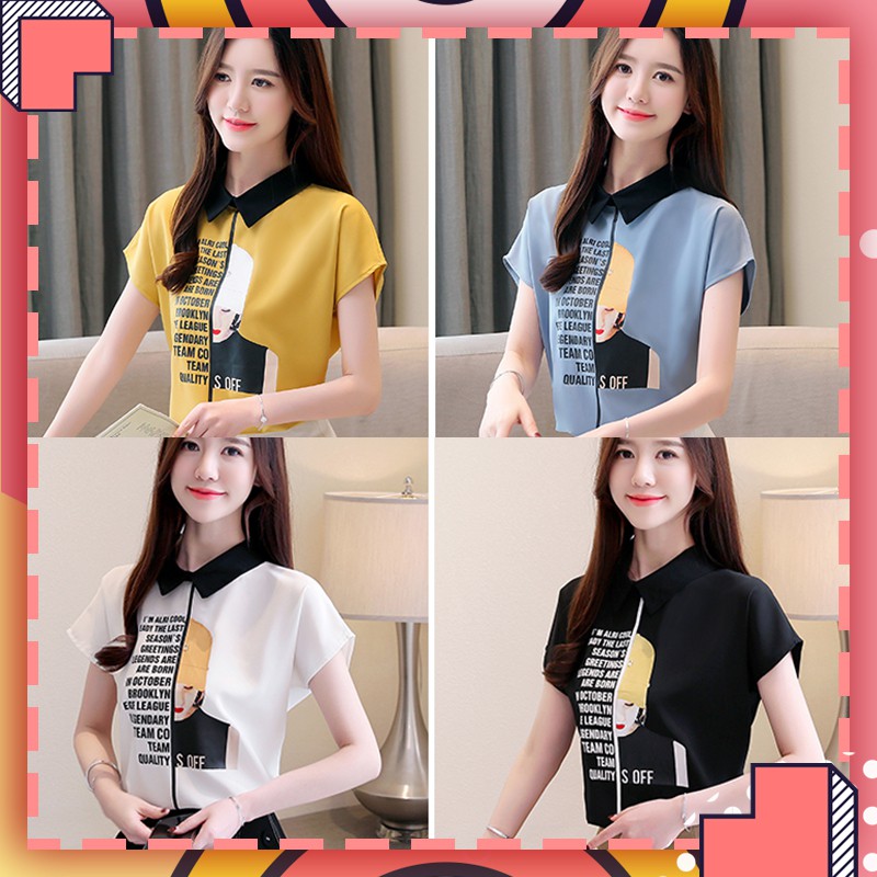 Monday 2020 เสื้อคอปกผ้าชีฝองใส่สบาย ไม่คันไม่ร้อน ดีไซน์สวยใส่ไปไหนก็ได้สุภาพไม่เก่าแน่นอน