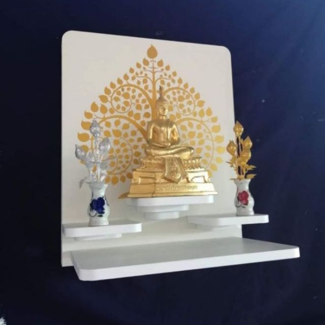หิ้งพระติดผนัง​ เสริมโชคลาภบารมีประจำบ้านคุณ