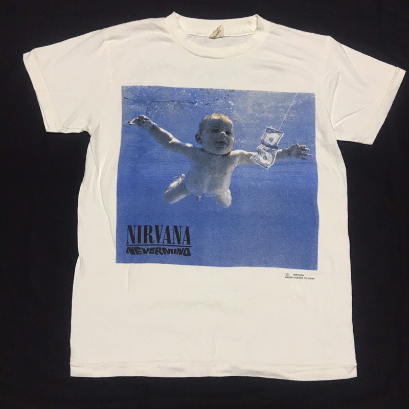 เสื้อวง nirvana nevermind