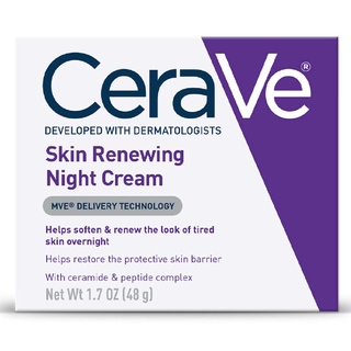 [ของแท้ 100%] CERAVE SKIN RENEWING NIGHT CREAM 1.7 oz.