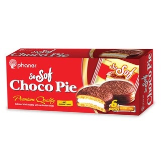 Sozoft Chocolate Pie filled with Marshmallow coated chocolate 108g X 2 boxes