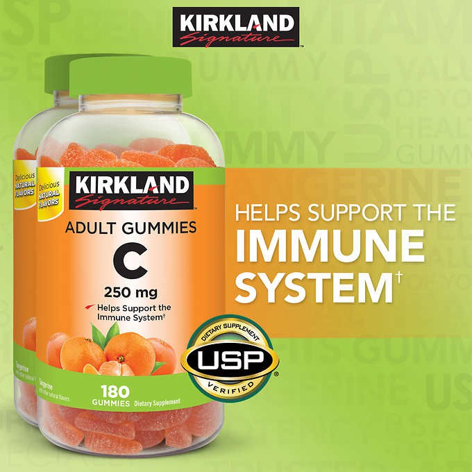 Kirkland Signature Vitamin C 250 mg., 180 Adult Gummies
