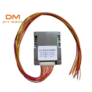 Diymore 13S 48V 50A บอร์ดป้องกันแบตเตอรี่ลิเธียม พร้อมการปรับสมดุล