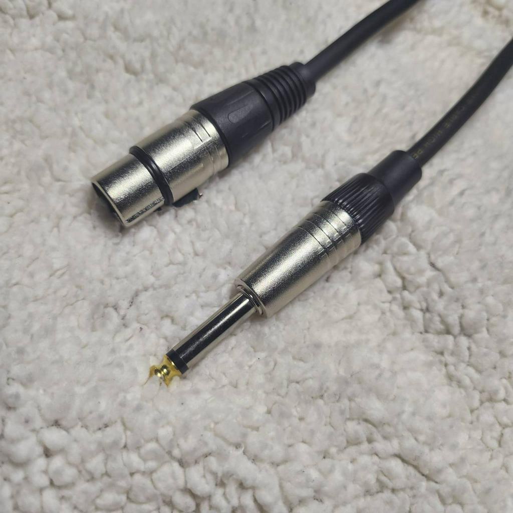 สายสัญญาณเสียงแจ็คP.Phone+J.XLR wireman ยาว1ม./1.5ม./2ม./3ม./5ม./10ม./15ม.