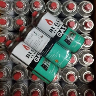 ราคาถูก แก๊สกระป๋อง BUGA FLAME GAS แก็สบูกก้า ฝาแดง แก๊สกระป๋องใหญ่ 375 Ml.