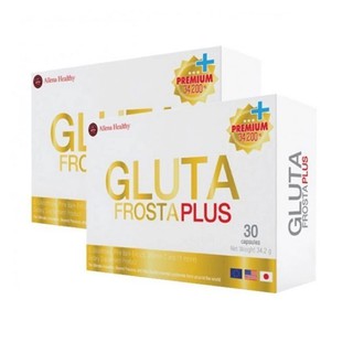 GLUTA FROSTA PLUS กลูต้า ฟรอสต้าพลัส อาหารเสริมผิวขาว 30 แคปซูล (2 กล่อง)