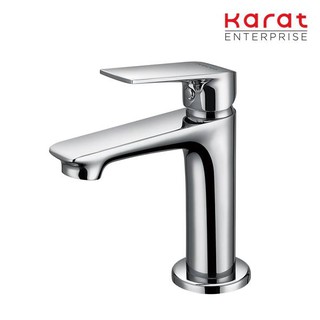 Karat Faucet ก๊อกเดี่ยวอ่างล้างหน้าแบบก้านโยก (ไม่มีป๊อปอัพ)