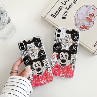 trendy brand mickey เคสไอโฟน 8พลัส 7 8 Plus Se2020 เคส X Xr Xs Max cover iPhone 14 plus 13 12 11 promax cartoon case