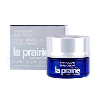 La Prairie Skin Caviar Luxe Cream Sheer 5ml ครีมบำรุงผิวหน้าเพิ่มความชุ่มชื้นลดปัญหารูขุมขนลดเลือนริ้วรอย