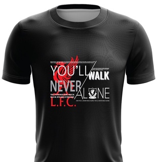 เสื้อยืด ลาย Liverpool FC แบบแห้งเร็ว ไซซ์ XS - 7XL