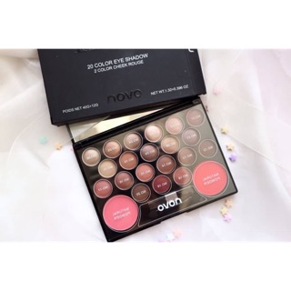 พาเลทแต่งหน้า NOVO 20+2 Colors Makeup Set พาเลทแต่งหน้ามีครบทุกอย่าง พาเลทอายแชโดว์