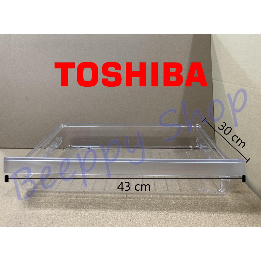 ถาดใต้ช่องฟรีส Toshiba รุ่น GR-B148/B188/B149/B189/C147/C148/C149/C189/D147/D148/D149/D189/W149/W189