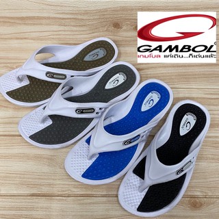 Gambol GM 41042 รองเท้าแตะหนีบ สีน้ำเงิน/ดำ/เทา/น้ำตาล