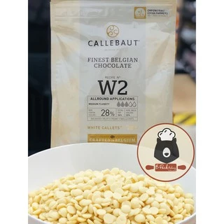 (500g) (CLB W28% แบ่งขาย500g) แคลเลอร์บาว ไวท์ช็อคโกแลต กูแวร์ตูร์ 28% CALLEBAUT White Couverture 28%